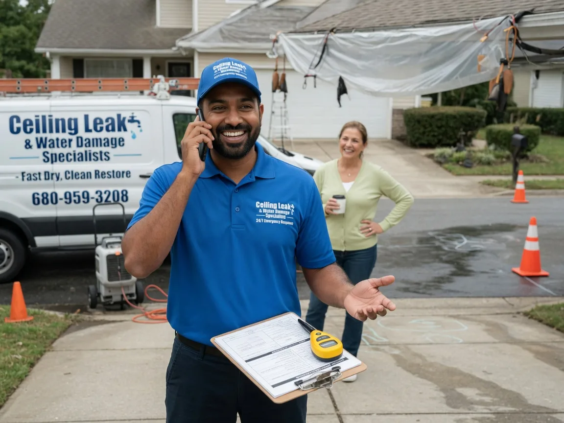 Ceiling Leak Cleanup Blandon, PA FAQs